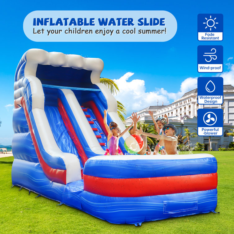 Children's outdoor clearance water slides